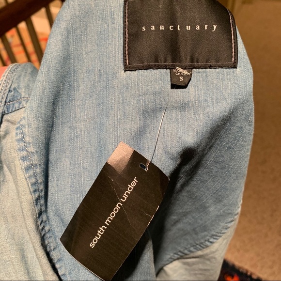 NWT Denim Blouse - Picture 10 of 13